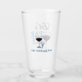 Lasst uns PAR T-SHIRT Glass Cup Glas (Rückseite)