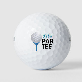 Lasst uns PAR T-SHIRT Golf Balls spielen Golfball