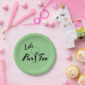 Lasst uns Par T-Shirt Pappteller (Party)