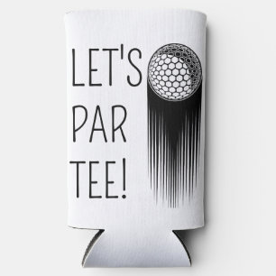 Lasst uns Par Tee Favor Party Golf Tag Golf Bier, Selters Dosenkühler