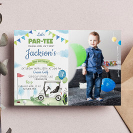 Lasst uns Par-tee Golf zum Geburtstag einladen Einladung