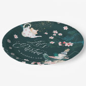 Lasst uns Partea in Wunderland magische Fantasy Co Pappteller (Schrägansicht)