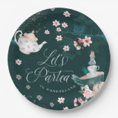 Lasst uns Partea in Wunderland magische Fantasy Co Pappteller (Vorderseite)