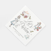 Lasst uns Partea Märchengeschichten zur Alice im W Serviette (Ecke)