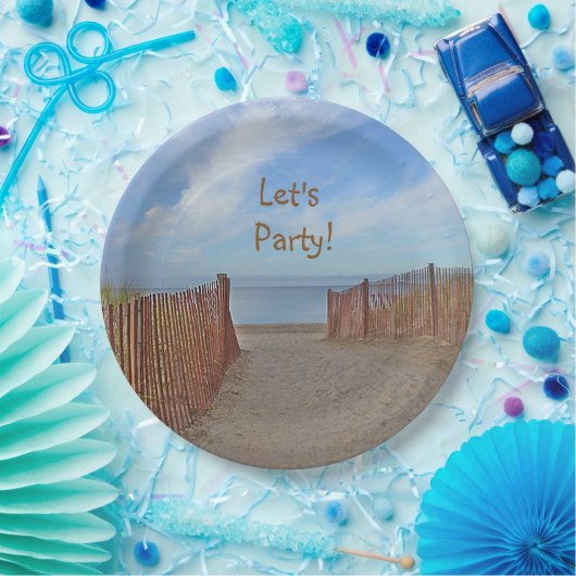 Lasst uns Party Beach Pappteller (Party)
