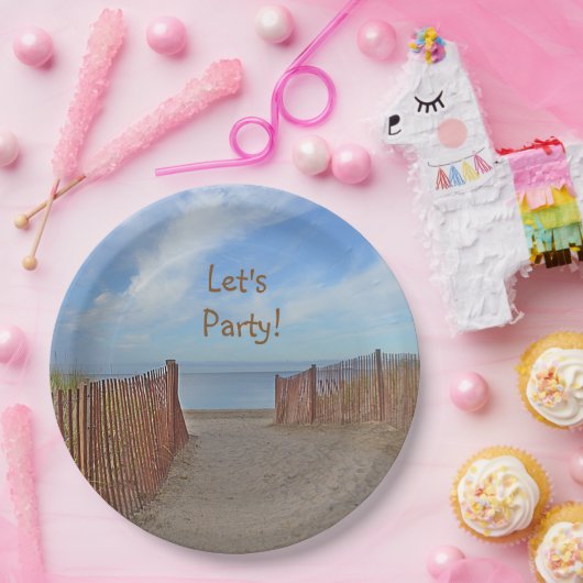 Lasst uns Party Beach Pappteller (Party)