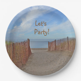 Lasst uns Party Beach Pappteller