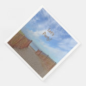 Lasst uns Party Beach Serviette (Ecke)