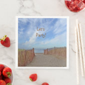 Lasst uns Party Beach Serviette (Beispiel)