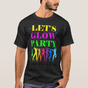 Lasst uns Party Crazy Squad Geburtstag Retro 70er T-Shirt