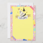 Lasst uns Party Einladung (Vorderseite)