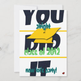 Lasst uns Party Einladung