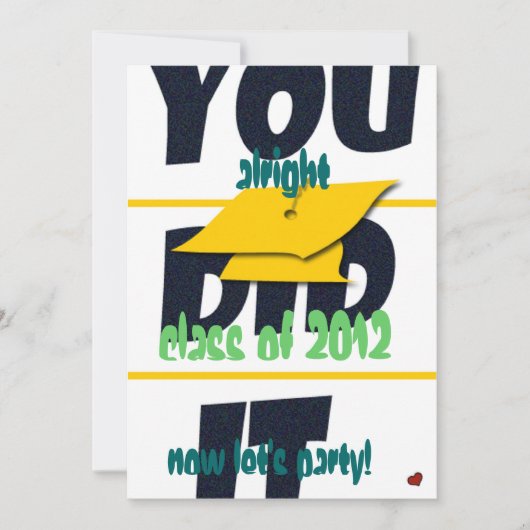 Lasst uns Party Einladung (Vorderseite)