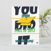 Lasst uns Party Einladung (Stehend Vorderseite)