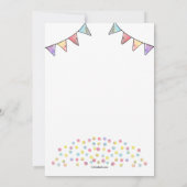 Lasst uns Party Einladung (Rückseite)