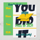 Lasst uns Party Einladung haben (Vorne/Hinten)