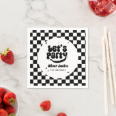 Lasst uns Party Geburtstagsparty Napkins Serviette (Beispiel)
