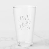 Lasst uns Party Glass Cup trinken lassen Glas (Rückseite)