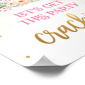 Lasst uns Party knacken Nutcracker Ballerina Girl Poster (Ecke)