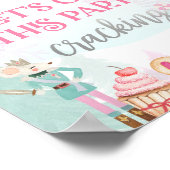 Lasst uns Party knacken Nutcracker Ballerina Girl Poster (Ecke)