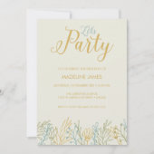 Lasst uns Party machen Einladung (Vorderseite)