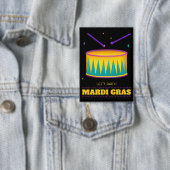 Lasst uns Party machen! Mardi Gras Button (Insitu)