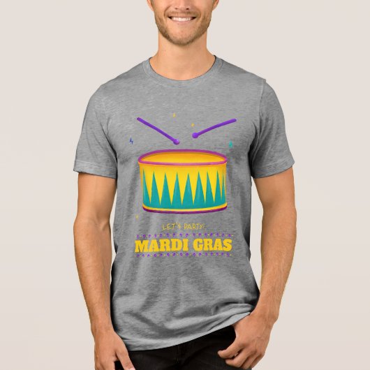 Lasst uns Party machen! Mardi Gras Shirt (Vorderseite)