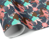 Lasst uns Party machen! Neujahr Geschenkpapier (Rolleneckpunkt)