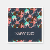 Lasst uns Party machen! Neujahr Serviette (Vorderseite)