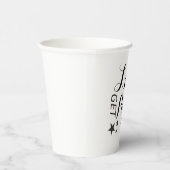 Lasst uns Party Paper Cup holen Pappbecher (Rechts)