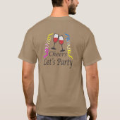Lasst uns Party T-Shirt (Rückseite)