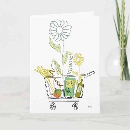 Lasst uns Party trinken Funny Bio Food einladen Einladung (Vorderseite)