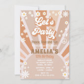 Lasst uns Party zum Geburtstag einladen Einladung (Vorderseite)