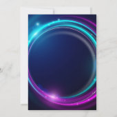 Lasst uns Party zum Geburtstag einladen Einladung (Rückseite)