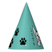 Lasst uns Pawty French Bulldog Paper Party Hats Partyhütchen (Links)