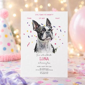 Lasst uns pawty, Hundebeitag Einladung