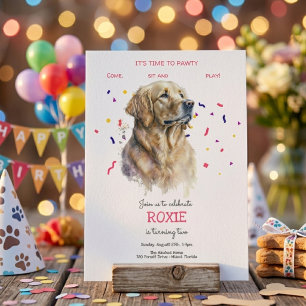 Lasst uns pawty, Hundebeitag Einladung