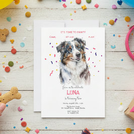 Lasst uns pawty, Hundebeitag Einladung