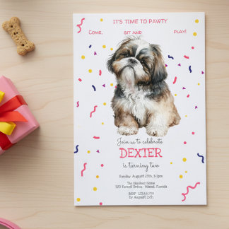 Lasst uns pawty, Hundebeitag Einladung