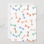 Lasst uns Pawty Husky Geburtstagsparty einladen Einladung (Rückseite)