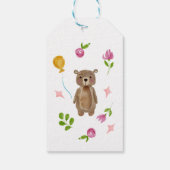 Lasst uns pawty! Wildtiere Kindergeburtstag Geschenkanhänger (Rückseite)