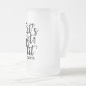 Lasst uns Personalisierte Mattierte Tasse sehen (VorderseiteRechts)