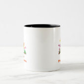 Lasst uns Pflanze Freundlichkeit Zweifarbige Tasse (Mittel)