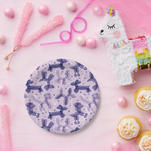 Lasst uns pissen! // Party shape bendable ballon d Pappteller (Party)