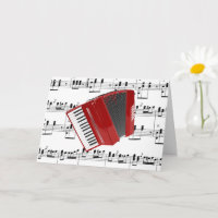 Lasst uns Polka tanzen, rotes Akkordeon,