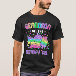 Lasst uns Pop-it-Oma des Geburtstagskameraden-Pops T-Shirt