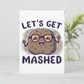 Lasst uns Potato reinbekommen Einladung (Stehend Vorderseite)