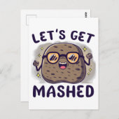 Lasst uns Potato reinbekommen Postkarte (Vorne/Hinten)