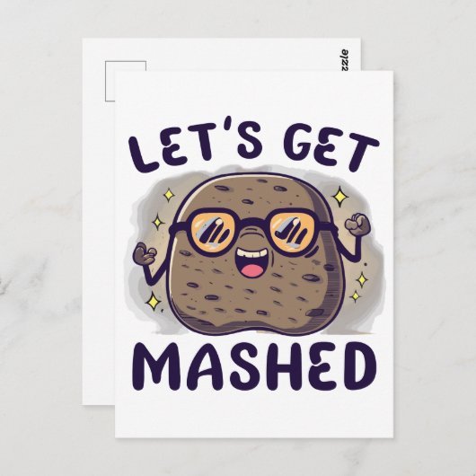 Lasst uns Potato reinbekommen Postkarte (Vorne/Hinten)