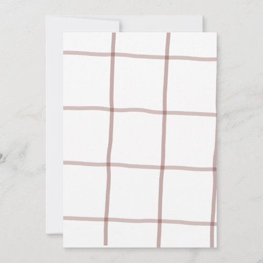 Lasst uns Potluck Freundinnen sammeln Einladung (Rückseite)